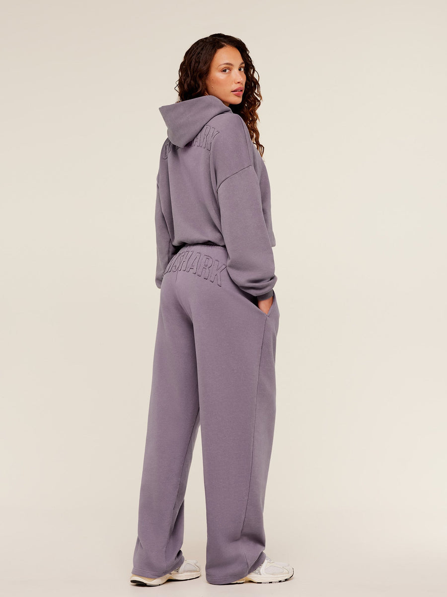 Gymshark Power Washed Oversized Hoodie — Dusk Purple/Acid Wash — 6