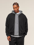 Gymshark Power Washed Jersey Track Jacket — GS Black — 1