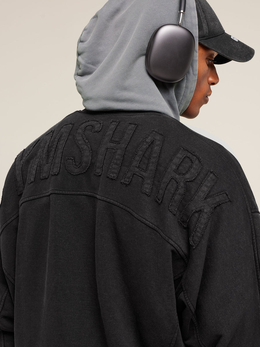 Gymshark Power Washed Jersey Track Jacket — GS Black — 4