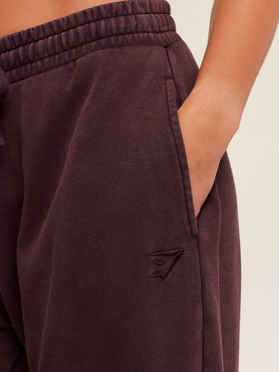 Gymshark Power Washed Joggers — Cherry Purple/Acid Wash — 5