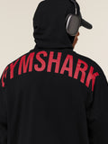 Gymshark Power Zip Up Hoodie — Black/Conditioning Red — 5