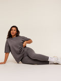 Gymshark Pump Cover Structured Fleece Top — GS Cool Brown/WASH — 4