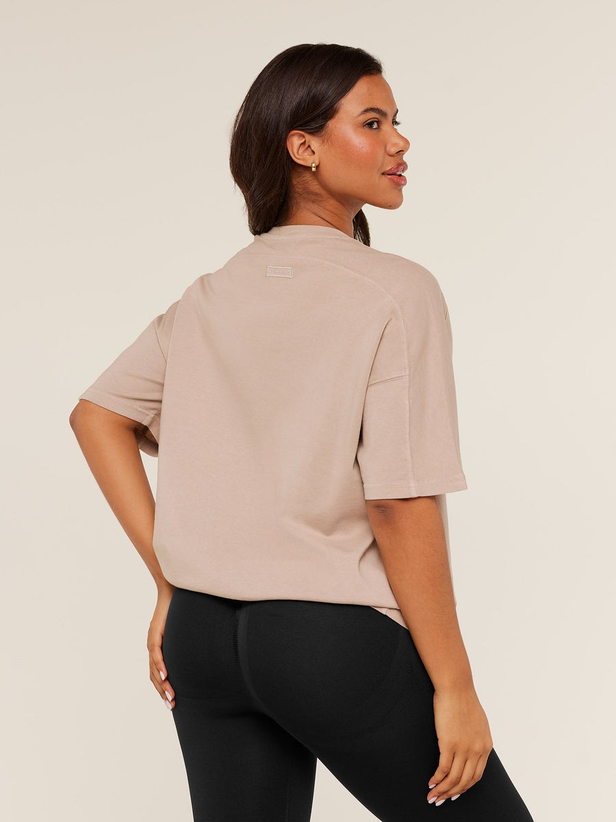 Gymshark Pump Cover Structured Fleece Top — GS Dusk Pink/WASH — 2