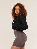 Gymshark Pump Zip Through Hoodie — Black/Wash — 3