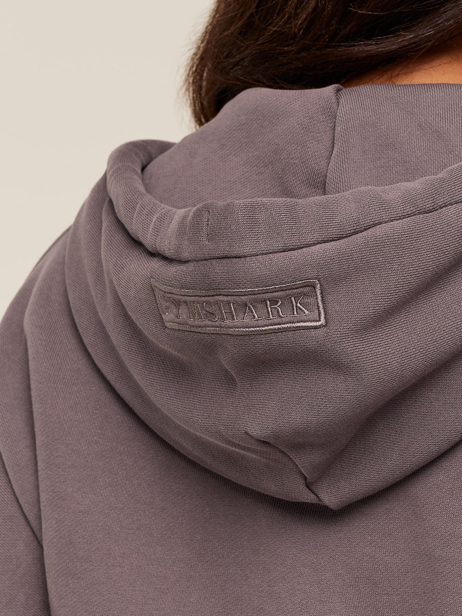 Gymshark Pump Zip Through Hoodie — GS Cool Brown/WASH — 7