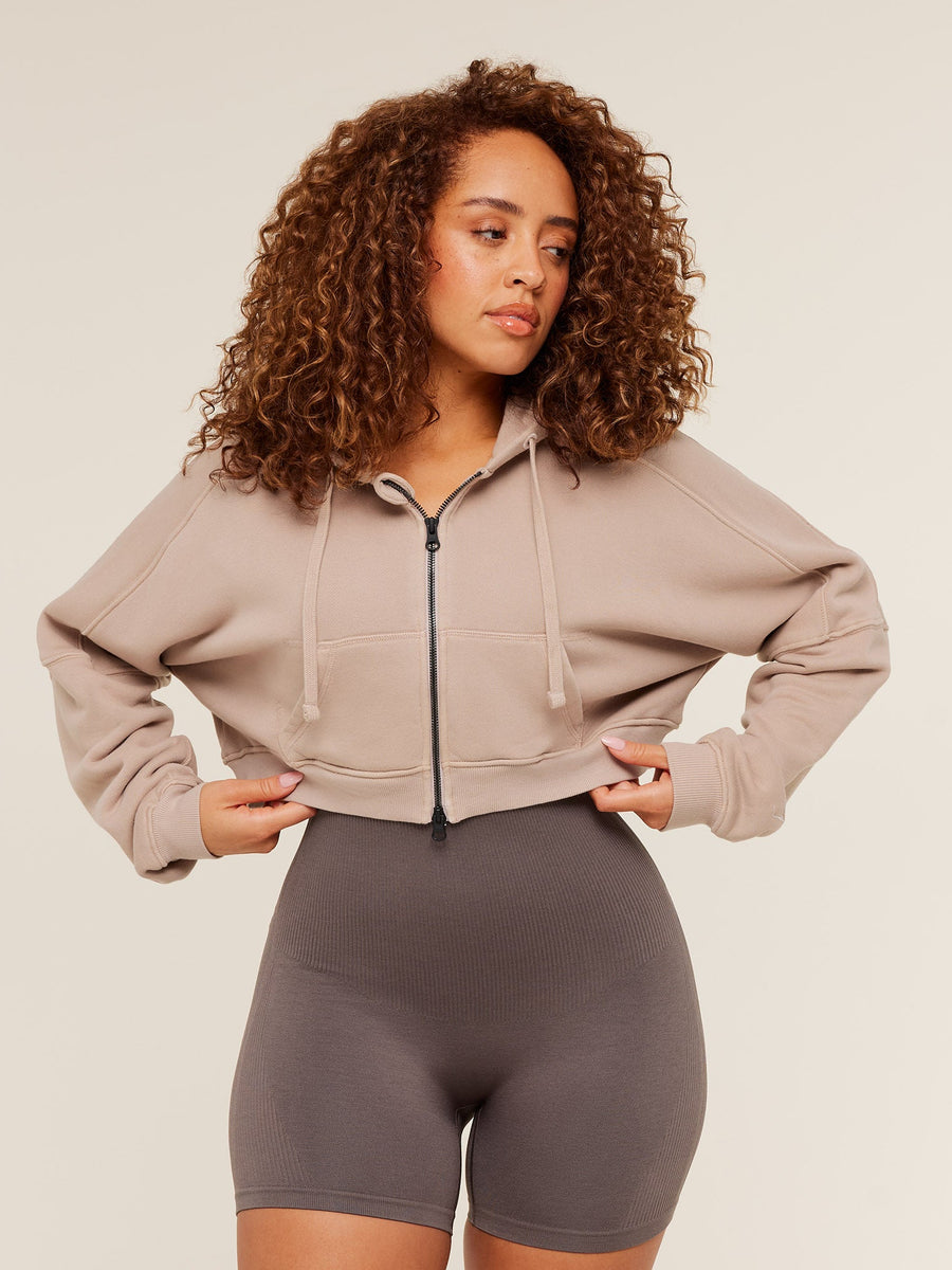 Gymshark Pump Zip Through Hoodie — GS Dusk Pink/WASH — 1