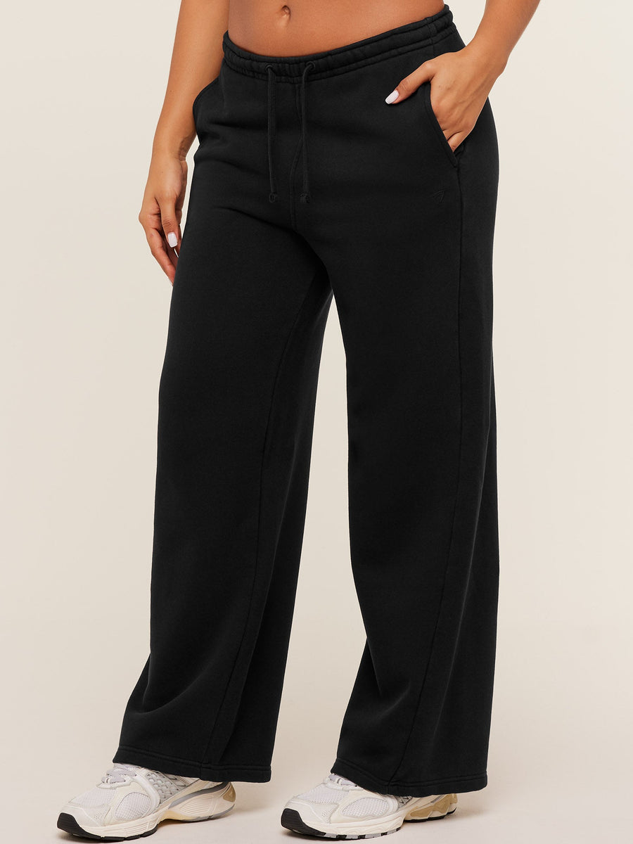 Gymshark Pump Straight Leg Pants — Black/Wash — 3
