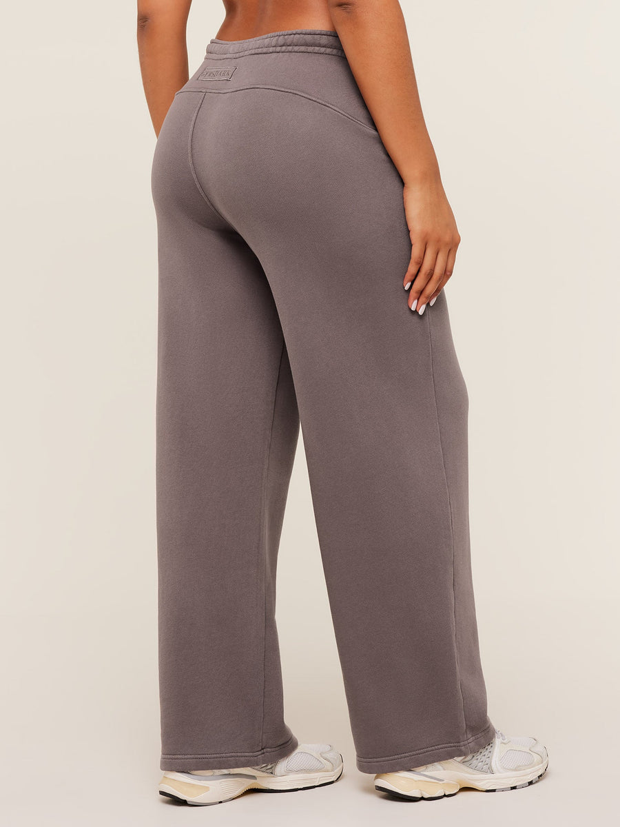 Gymshark Pump Straight Leg Pants — GS Cool Brown/WASH — 3