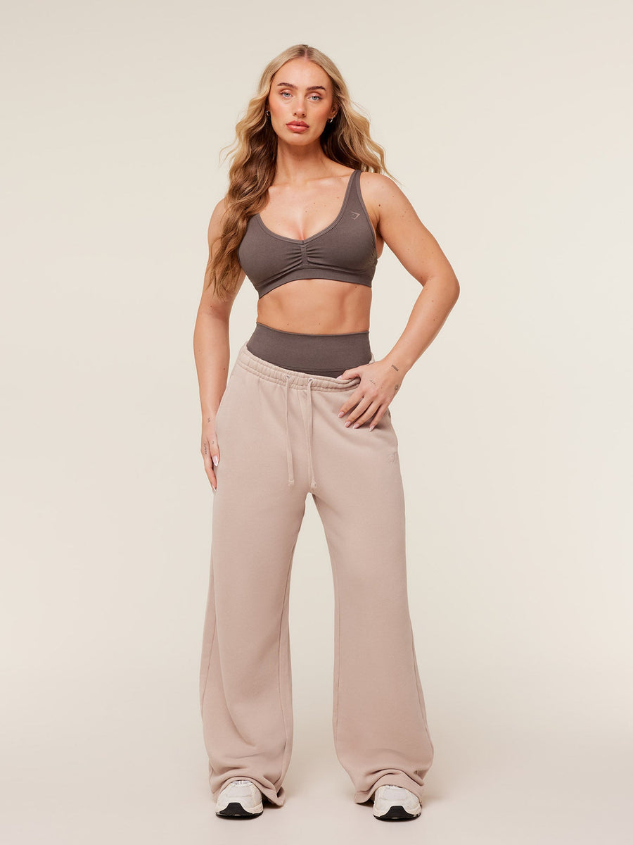 Gymshark Pump Straight Leg Pants — GS Dusk Pink/WASH — 4