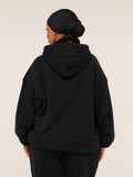 Gymshark Pump Cover Structured Fleece Hoodie — Black/Wash — 2