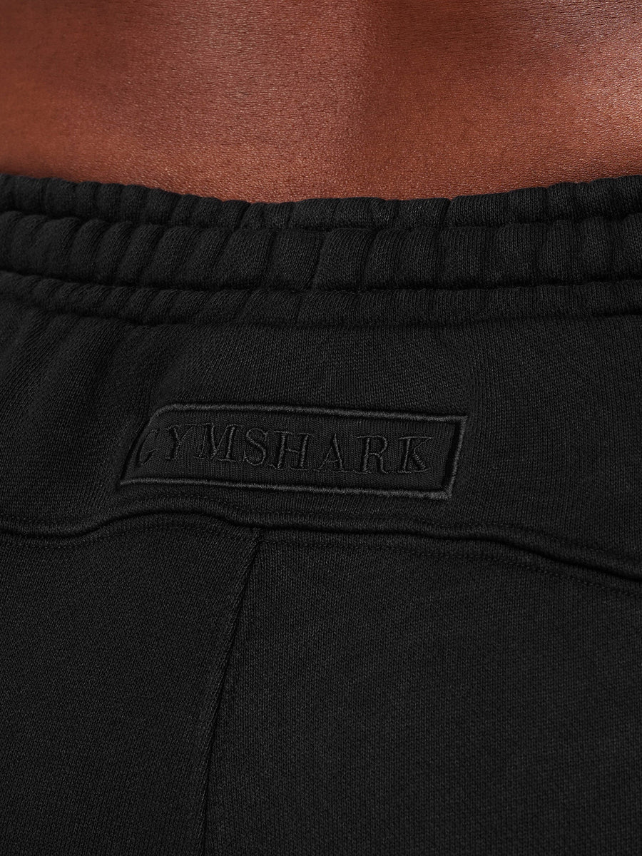 Gymshark Pump Cover Structured Fleece Pant — Black/Wash — 7