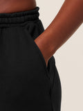 Gymshark Pump Cover Structured Fleece Pant — Black/Wash — 8