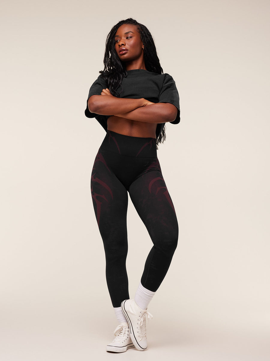 Gymshark Pump Cover Structured Fleece Top — Black/Wash — 5