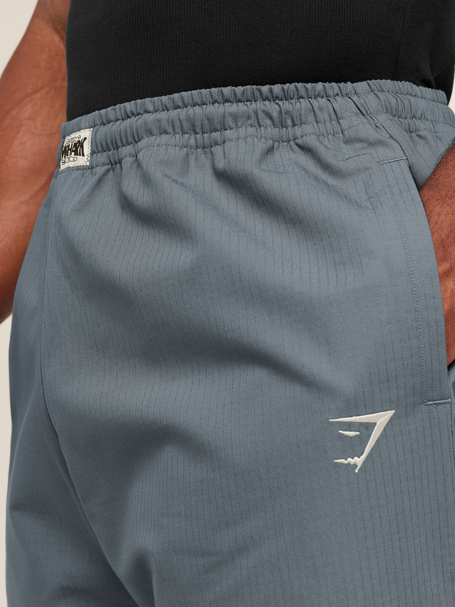 Gymshark Pumper Pants — Iron Blue — 7