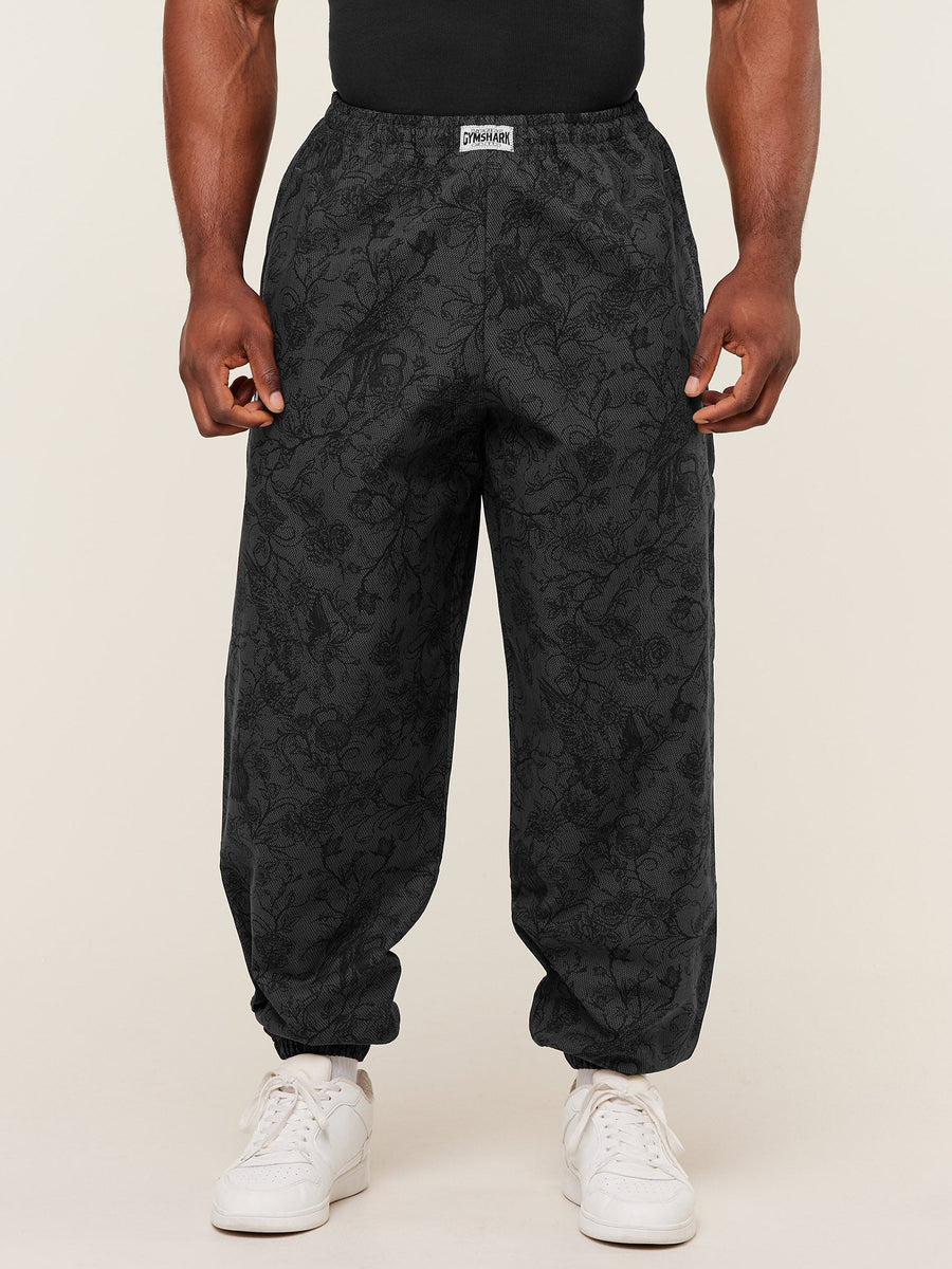 Gymshark Pumper Pants — Black/Grey — 1