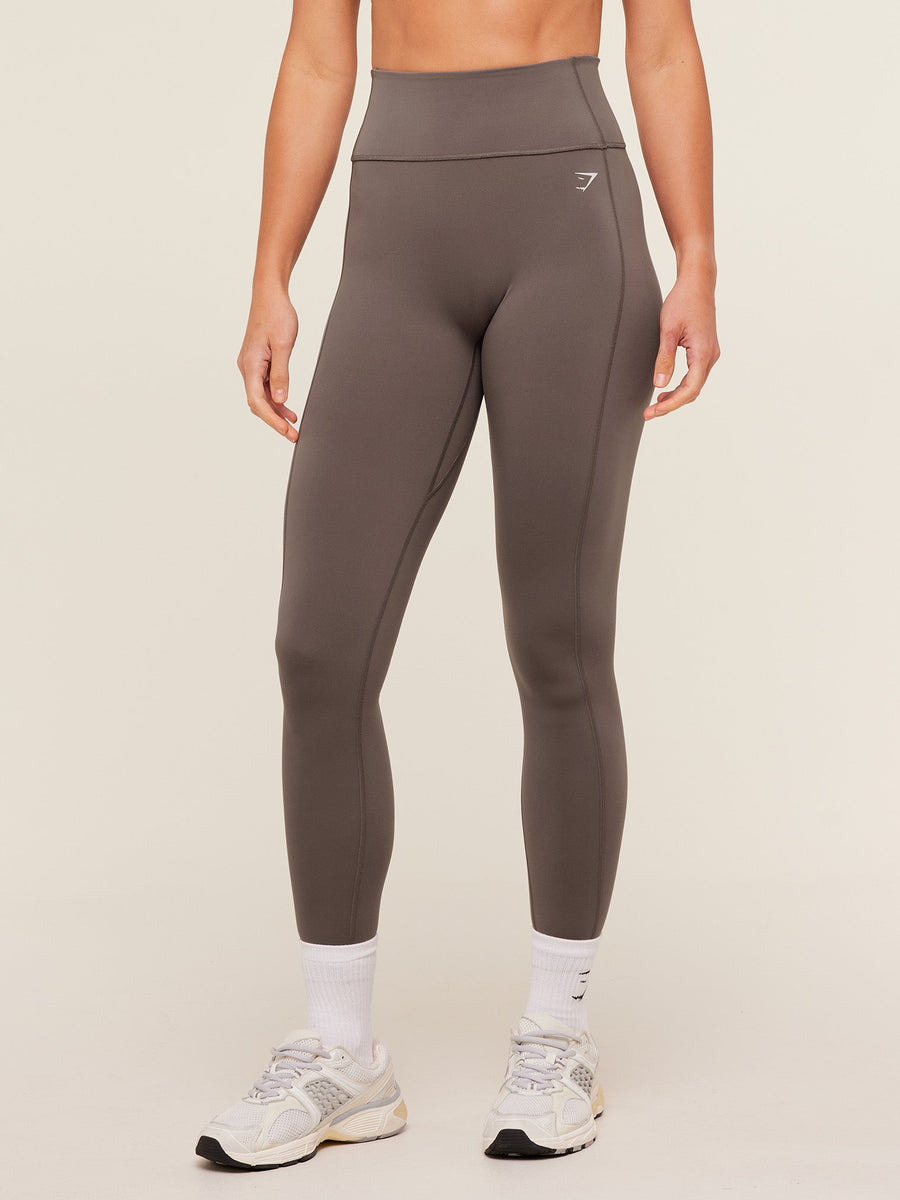Gymshark Legacy Leggings — Cool Brown — 1