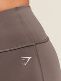 Gymshark Legacy Leggings — Cool Brown — 4
