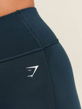 Gymshark Legacy Leggings — Deep Petrol Blue — 6