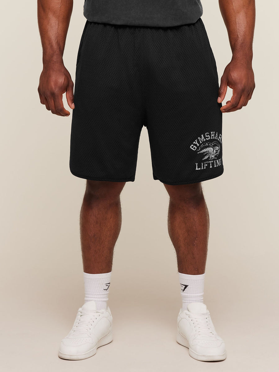 Gymshark Collective Mesh Shorts — Black — 1