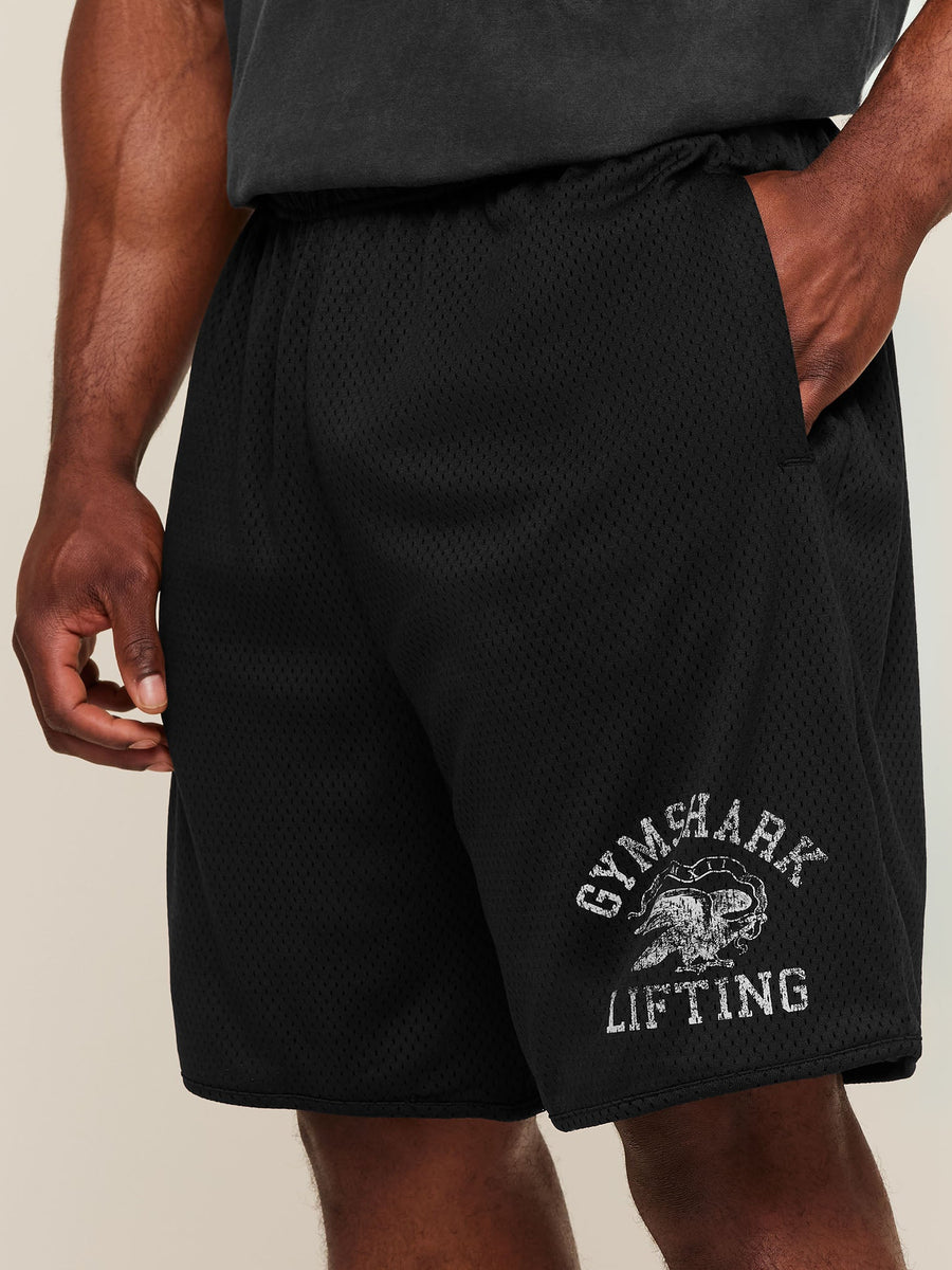 Gymshark Collective Mesh Shorts — Black — 6