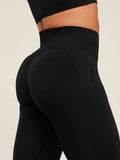 Gymshark Relay Seamless High-Rise Leggings — Black — 7