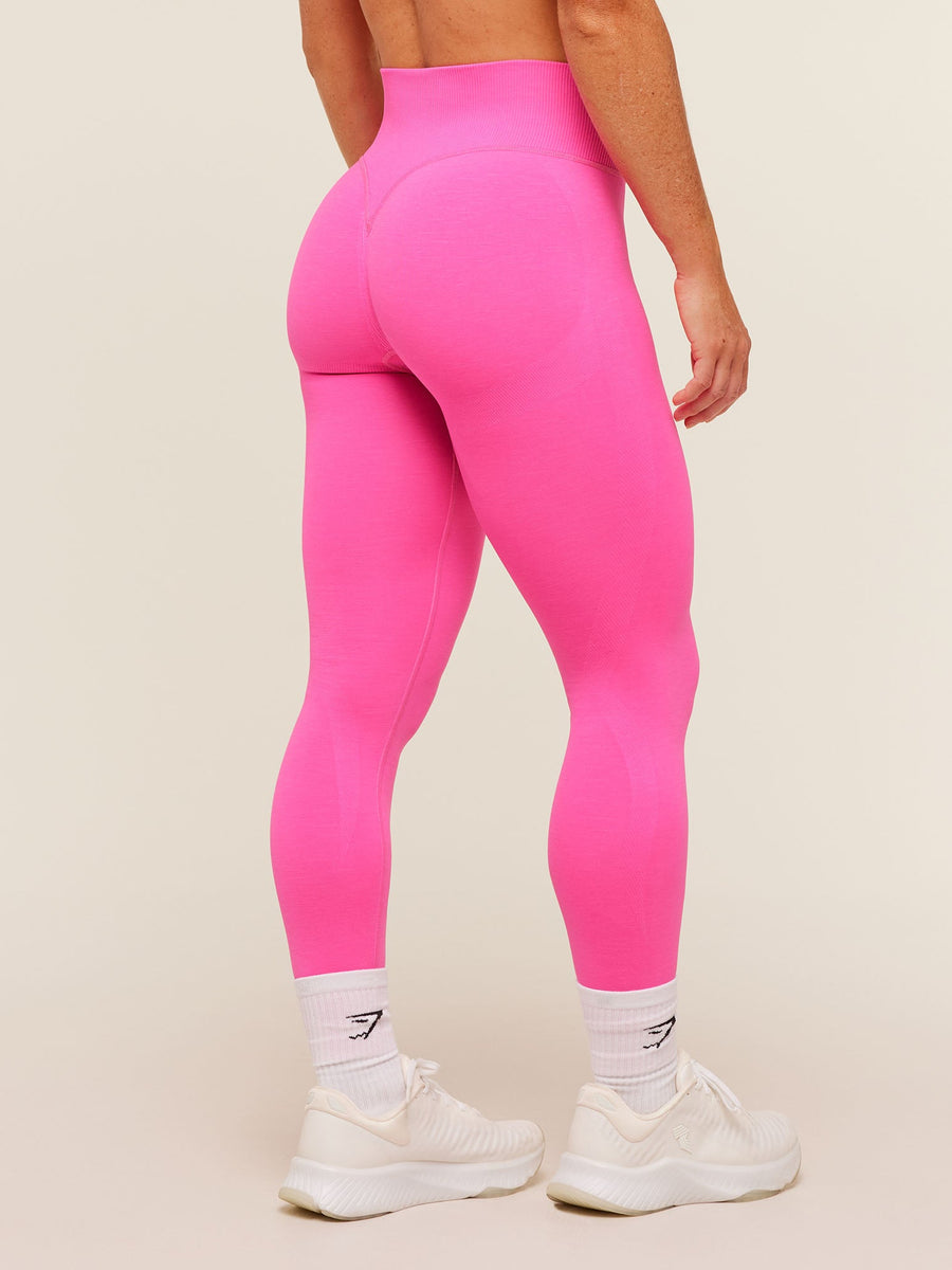 Gymshark Relay Seamless High-Rise Leggings — Electric Pink — 2