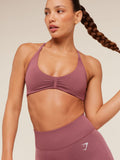 Gymshark Relay Seamless Light Support Sports Bra — Reset Pink — 7