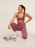 Gymshark Relay Seamless Light Support Sports Bra — Reset Pink — 4
