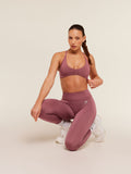 Gymshark Relay Seamless Light Support Sports Bra — Reset Pink — 8