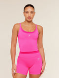 Gymshark Relay Seamless Midi Tank — Electric Pink/Super-Set Pink — 1