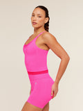 Gymshark Relay Seamless Midi Tank — Electric Pink/Super-Set Pink — 5