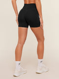 Gymshark Relay Seamless High-Rise Shorts — Black — 2