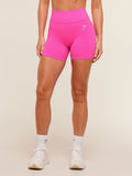 Gymshark Relay Seamless High-Rise Shorts — Electric Pink — 1