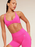 Gymshark Relay Seamless High-Rise Shorts — Electric Pink — 7