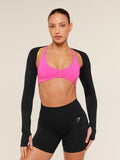 Gymshark Relay Seamless Shrug — Black — 1