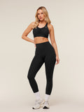 Gymshark High Support Ruched Sports Bra — Black — 4