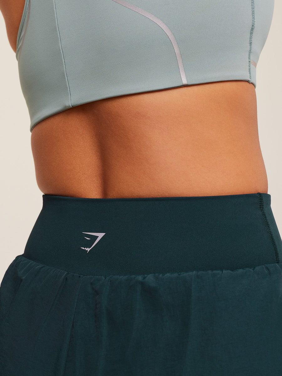 Gymshark Running 2-in-1 Shorts — Deep Petrol Blue — 6
