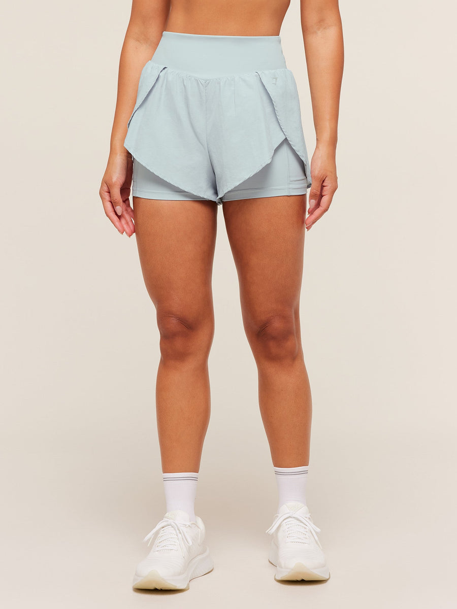 Gymshark Running 2-in-1 Shorts — Smoke Blue — 1