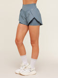 Gymshark Running 2-in-1 Shorts — Iron Blue — 2