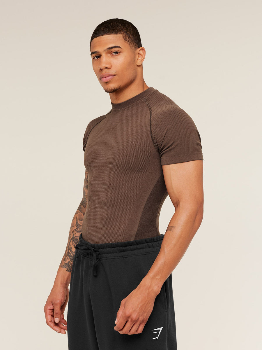 Gymshark Physique T-Shirt — Soft Brown/Archive Brown — 3