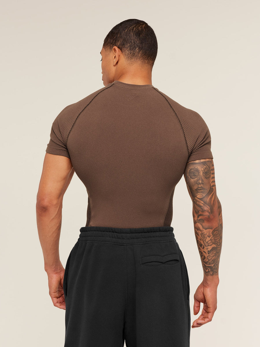 Gymshark Physique T-Shirt — Soft Brown/Archive Brown — 2