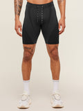 Gymshark Seamless Running Half Tight — Black/Grey — 1