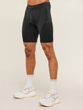 Gymshark Seamless Running Half Tight — Black/Grey — 3