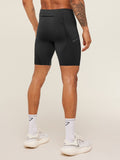 Gymshark Seamless Running Half Tight — Black/Grey — 2