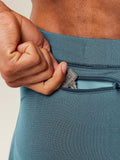 Gymshark Seamless Running Half Tight — Stealth Blue /  Storm Blue — 6