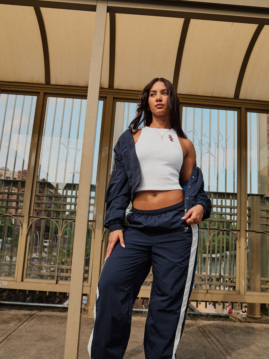 Gymshark x Analis Woven Track Jacket — Midnight Blue — 4