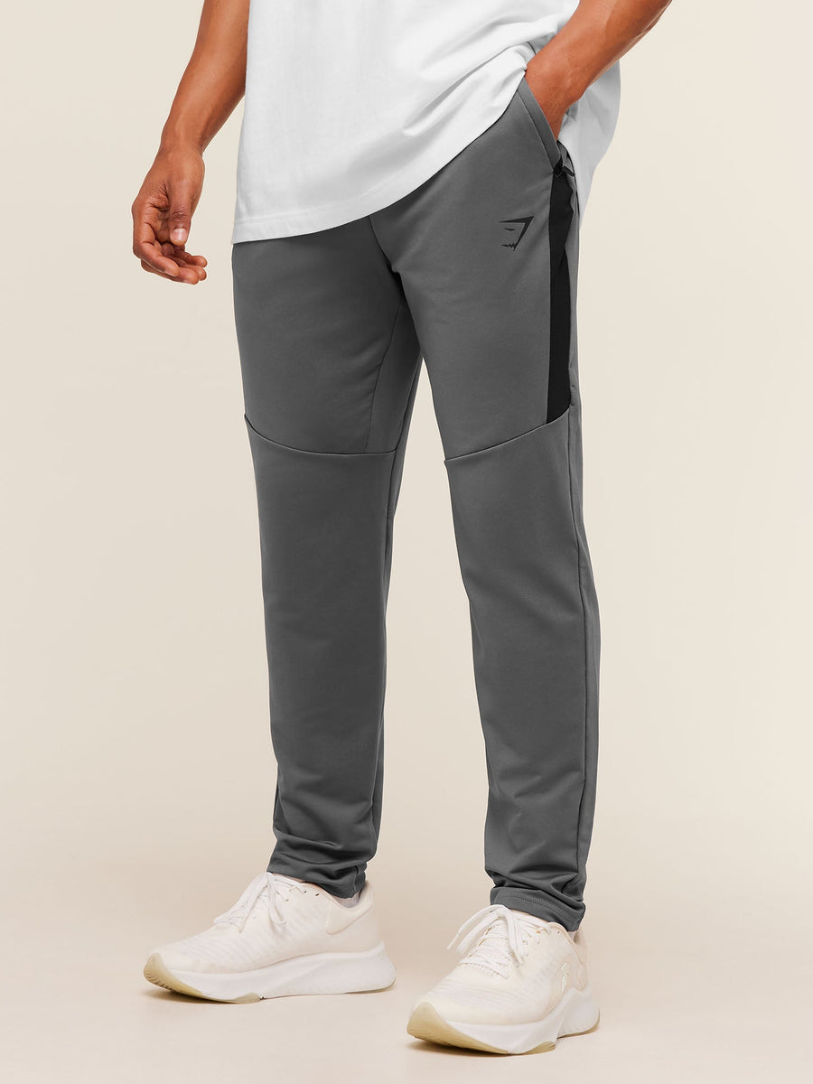 Gymshark Hybrid Sport Pants — Dark Grey/Black — 1