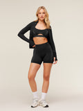Gymshark Charge Seamless Jacket — Black/Graphite Grey — 4