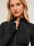 Gymshark Charge Seamless Jacket — Black/Graphite Grey — 5