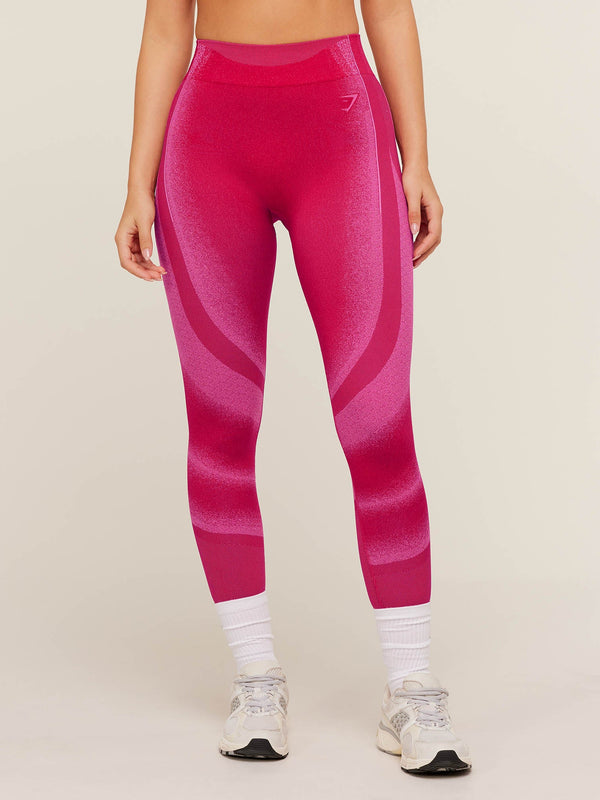 Gymshark Charge Seamless Leggings — GS Build Pink/GS Fetch Pink